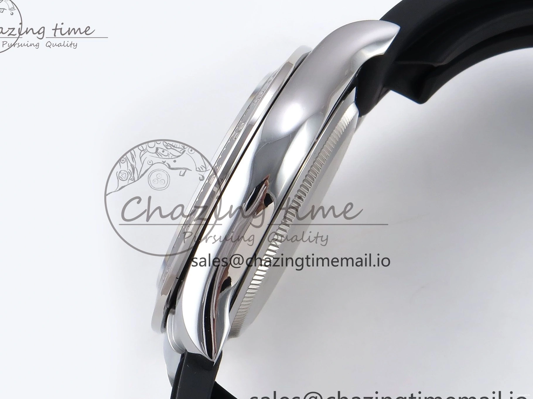 Strap V6（Gain 126519 SH4131 Edition Oysterflex Best 1:1 QF on Gray Daytona Weight） Black Dial 1228